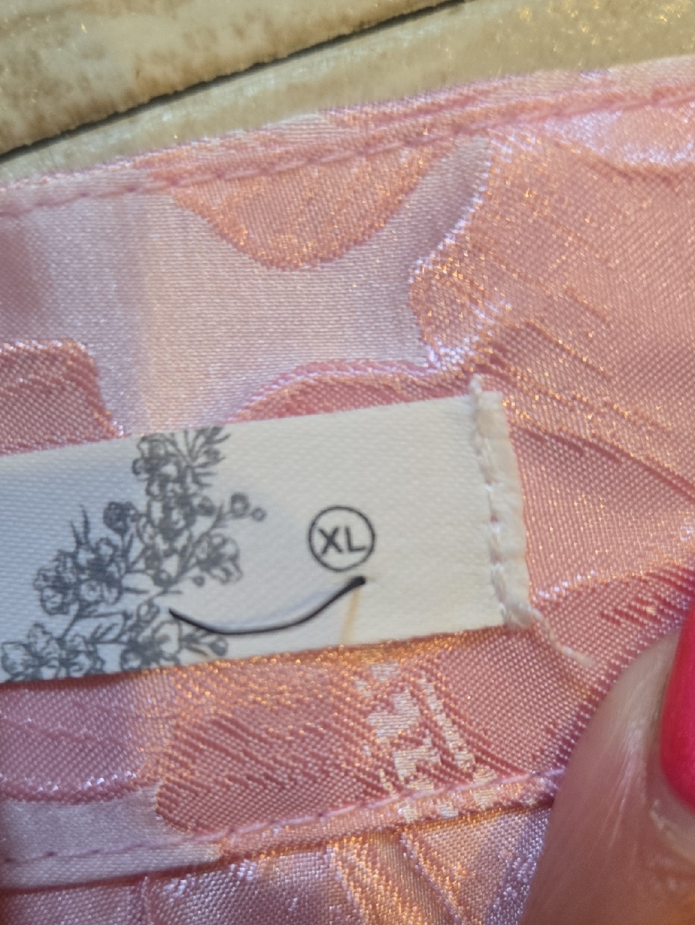 Altar'd State Bubblegum Pink Floral Pleated Skort - Picture 7 of 9